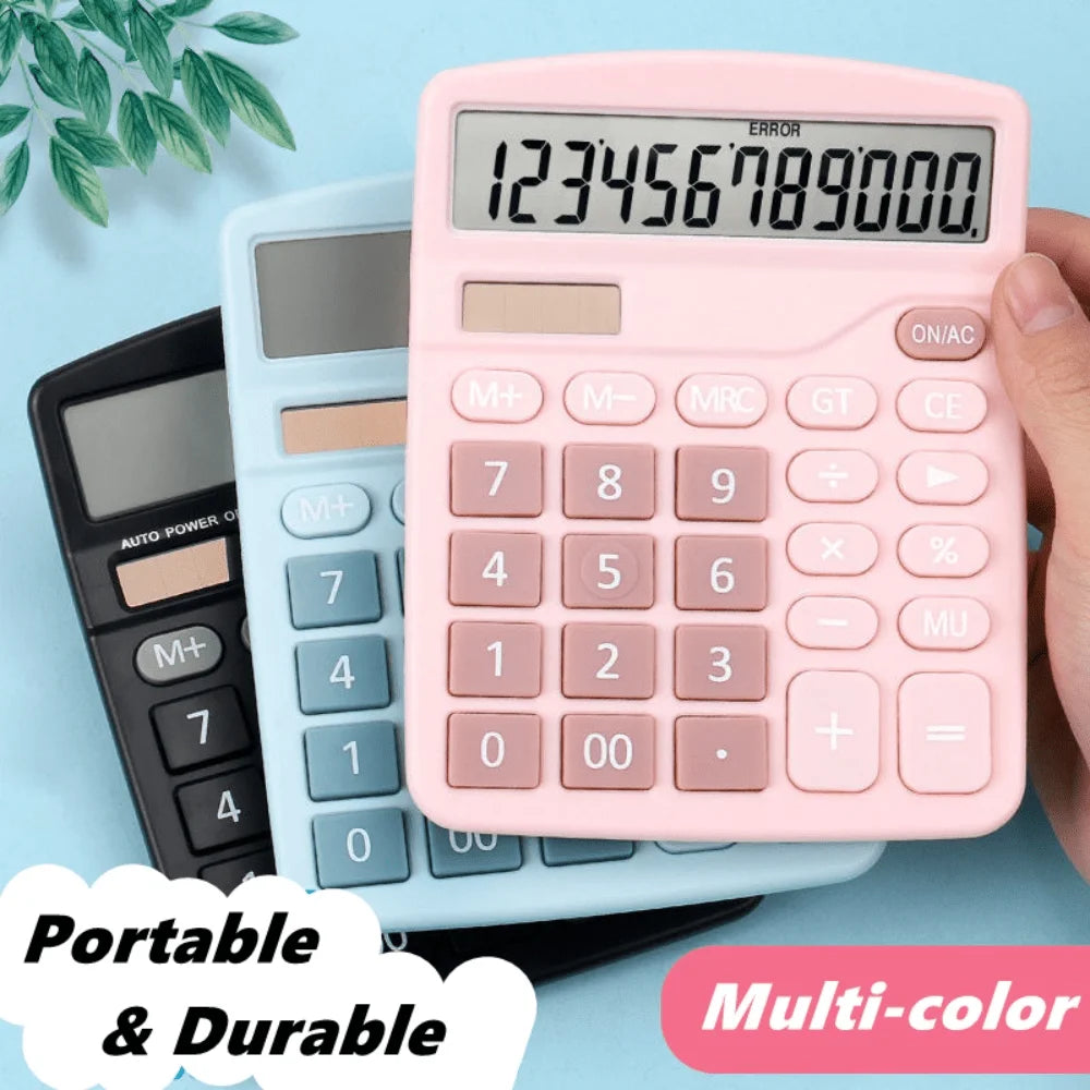 Solar Scientific Calculator – Large Display, Dual Power, Cute Scientific Calculator SPOT
