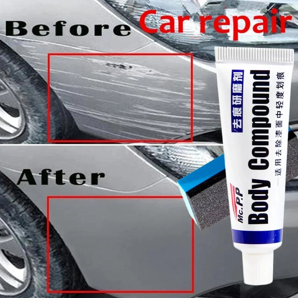 Car Scratch Remover Polishing Compound Paste & Sponge – 15g Car Polish Compound SPOT
