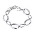 Meaeguet Silver Chunky Chain Bracelet – Stainless Steel Women Chain Link Bracelet SPOT Default Title