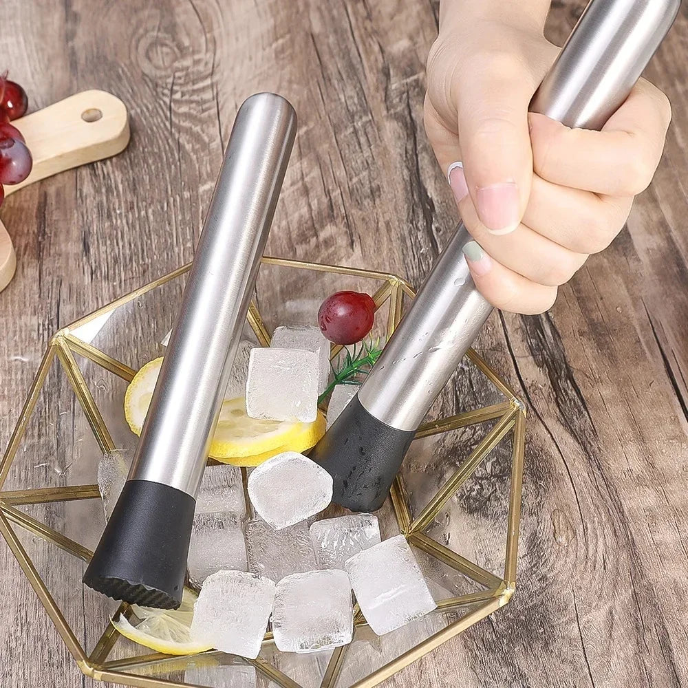 Stainless Steel Cocktail Muddler Bartender Tool 21/30CM Cocktail Muddler SPOT