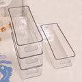 Clear Stackable Refrigerator Organizer Bin with Handles Storage Organizer Bin SPOT Default Title