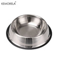 Stainless Steel Anti-Slip Anti-Ant Pet Bowl – 7 Sizes Pet Feeding Bowl SPOT Black 38cm