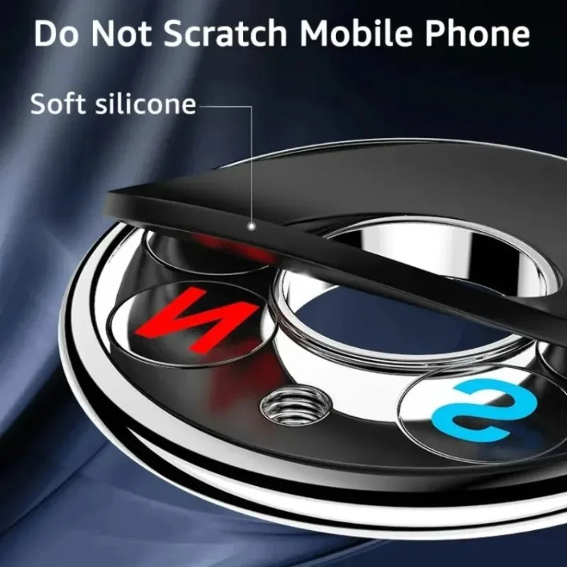 Magnetic Metal Ring Car Phone Holder – MagSafe Compatible Car Phone Mount SPOT