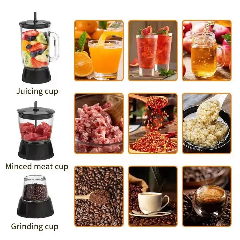 DUTRIEUX 4-in-1 Juicer Blender 1200W – 1.7L Stainless Steel Juicer Blender SPOT