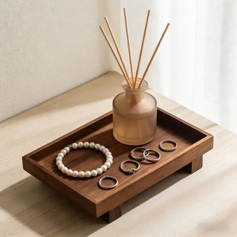 Rectangular Wooden Serving Tray – Rustic Kitchen & Tea Tray Wooden Serving Tray SPOT