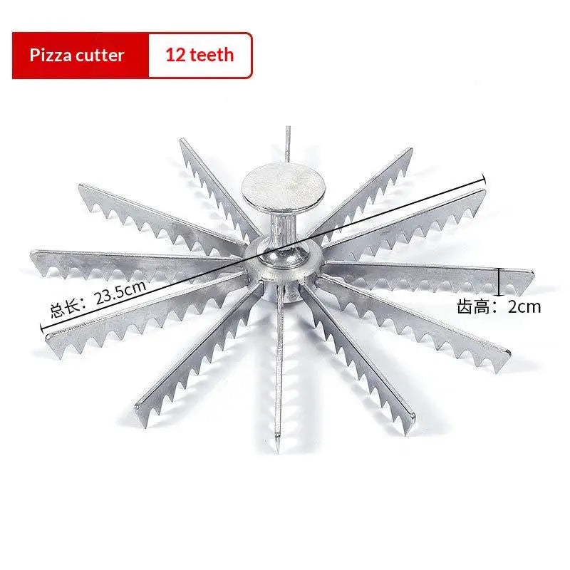 Multi-Blade Pizza Cutter – Food-Grade Aluminum Alloy Slicer Pizza Cutter SPOT G