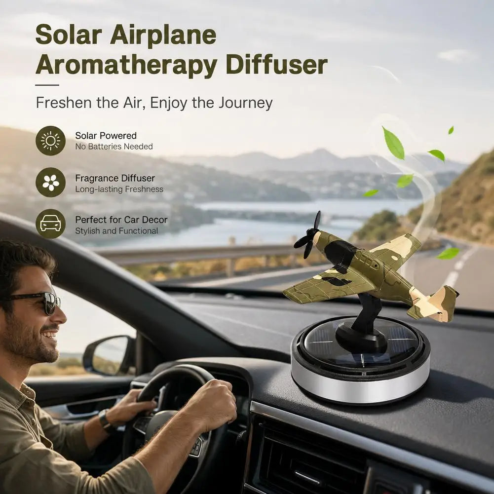 Solar-Powered Car Air Freshener & Essential Oil Diffuser Car Air Freshener SPOT