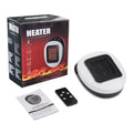 Wall-Mounted Mini Electric Fan Heater with Remote Control Wall Heater Fan SPOT SKU-01-Electric Heat 100V-240V EU Plug