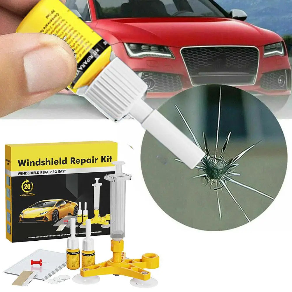 DIY Windshield Glass Repair Kit – Nano Crack & Scratch Fix Glass Repair Kit SPOT