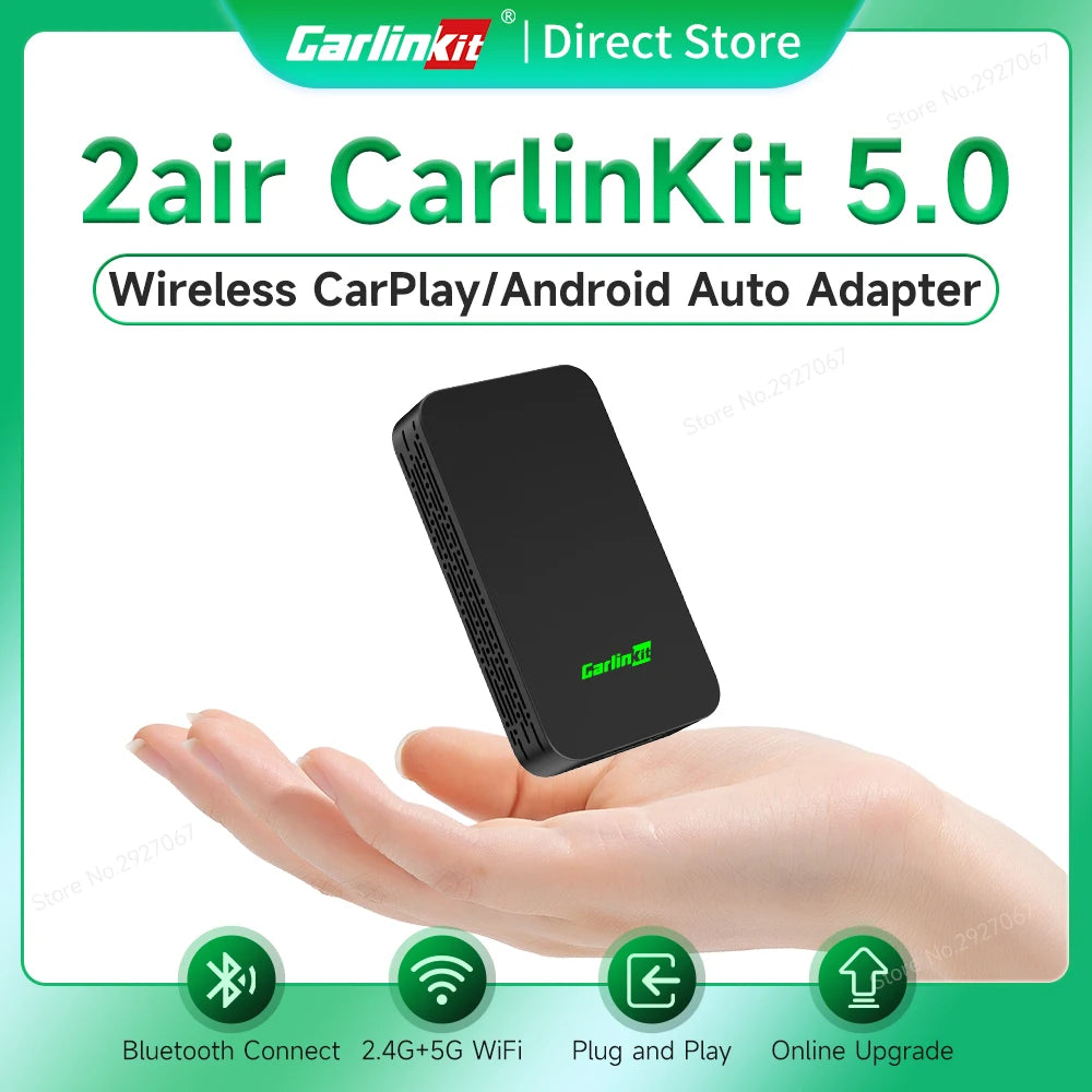 CarlinKit 5.0 Wireless CarPlay & Android Auto Adapter Wireless CarPlay Adapter SPOT