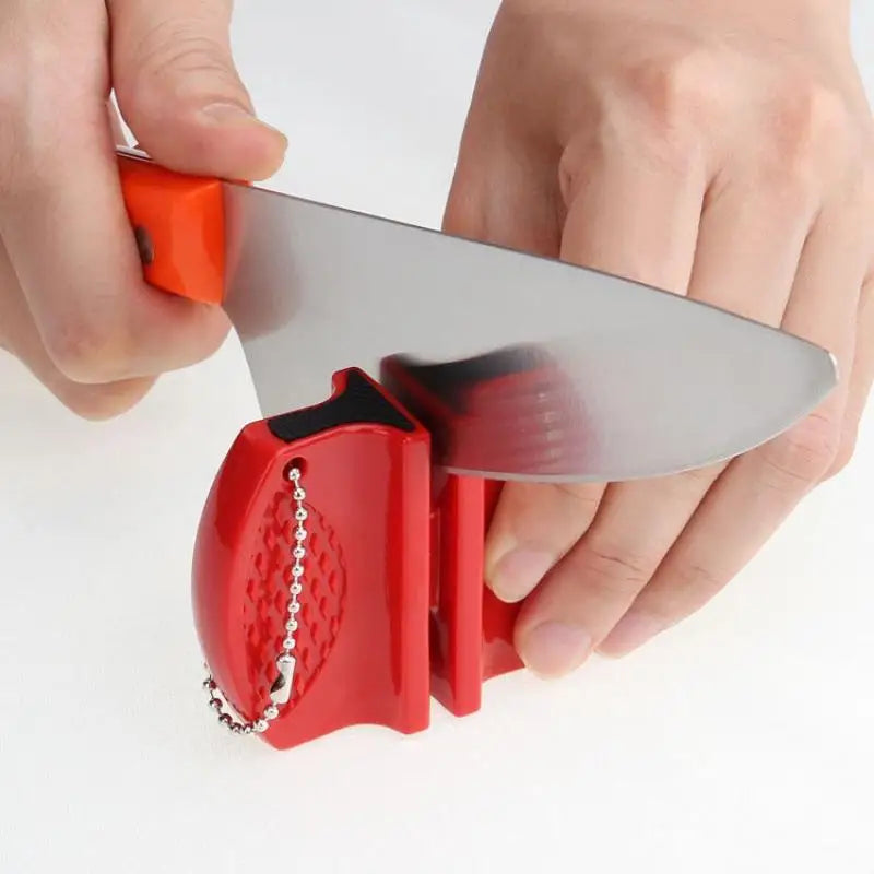 Mini Dual-Slot Knife Sharpener – Kitchen & Outdoor Use Knife Sharpener SPOT