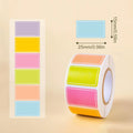 500-Pack Removable Color-Coded Rectangle Label Stickers Roll Label Stickers SPOT a