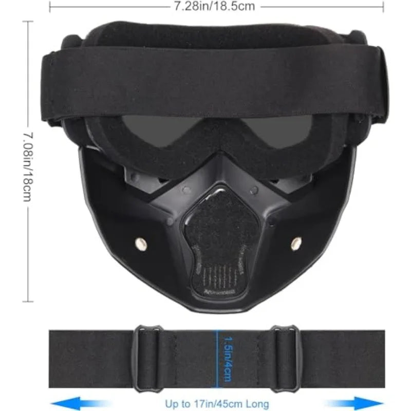 Tactical Full Face Combat Helmet Set – Mask & Goggles Tactical Helmet Set SPOT