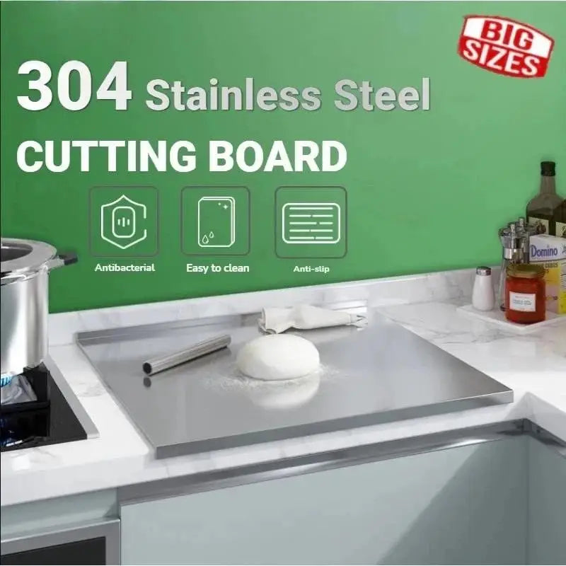 Stainless Steel Non-Stick Baking & Cutting Board for Dough Stainless Steel Cutting Board SPOT