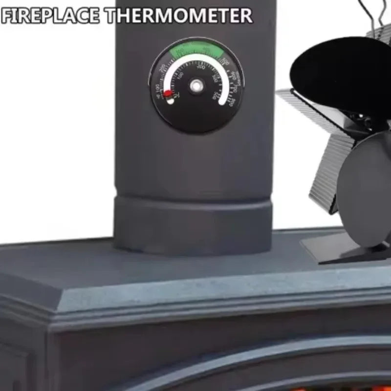Magnetic Wood Stove Thermometer – Flue Pipe Temperature Gauge Stove Thermometer SPOT