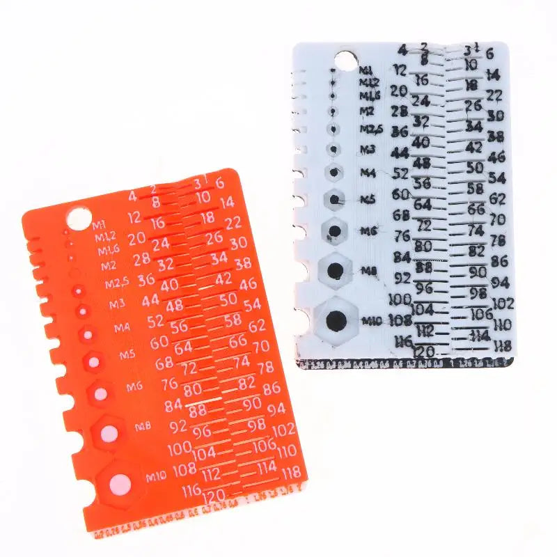 M1–M10 Screw & Bolt Measuring Gauge | Portable Workshop Tool Fastener Measuring Gauge SPOT