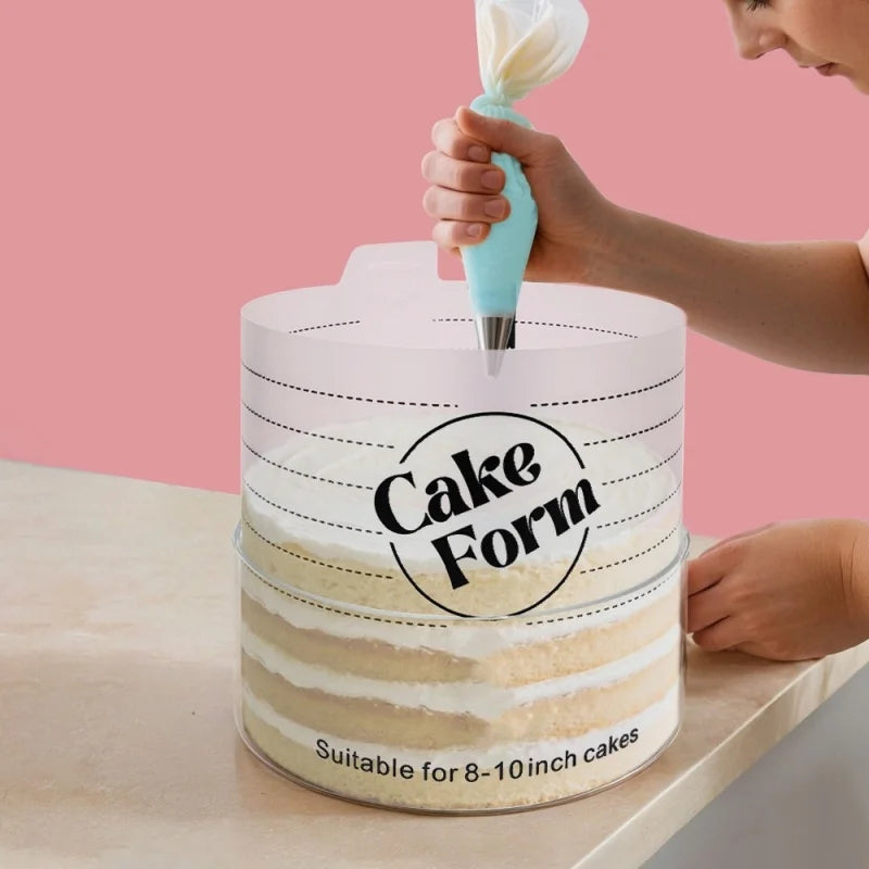 Adjustable Acrylic Cake Ring Mold 15/20/25cm – Mousse & Fondant Cake Ring Mold SPOT