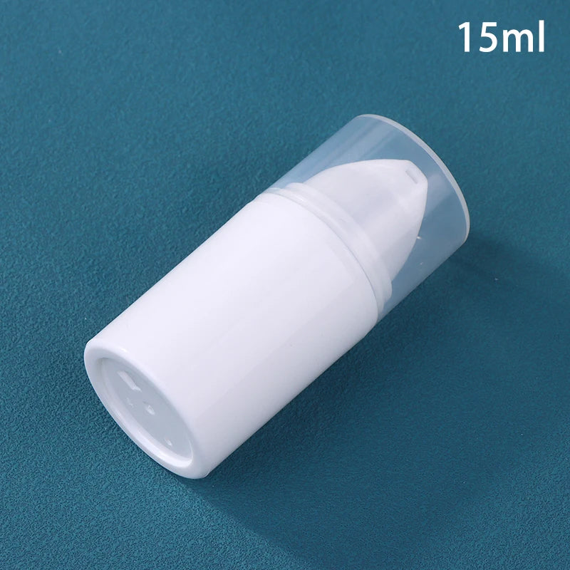 Vacuum Press Refillable Travel Bottles 5–50ml – BPA-Free Refillable Travel Bottle SPOT 15ml Upturned mouth
