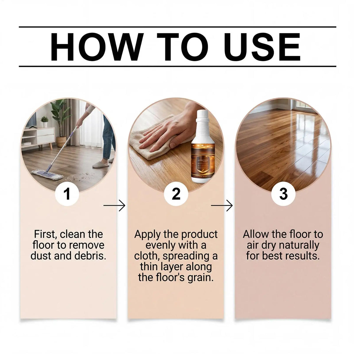 Wood Floor Restorer & Laminate Polishing Agent 150ml Floor Restorer SPOT