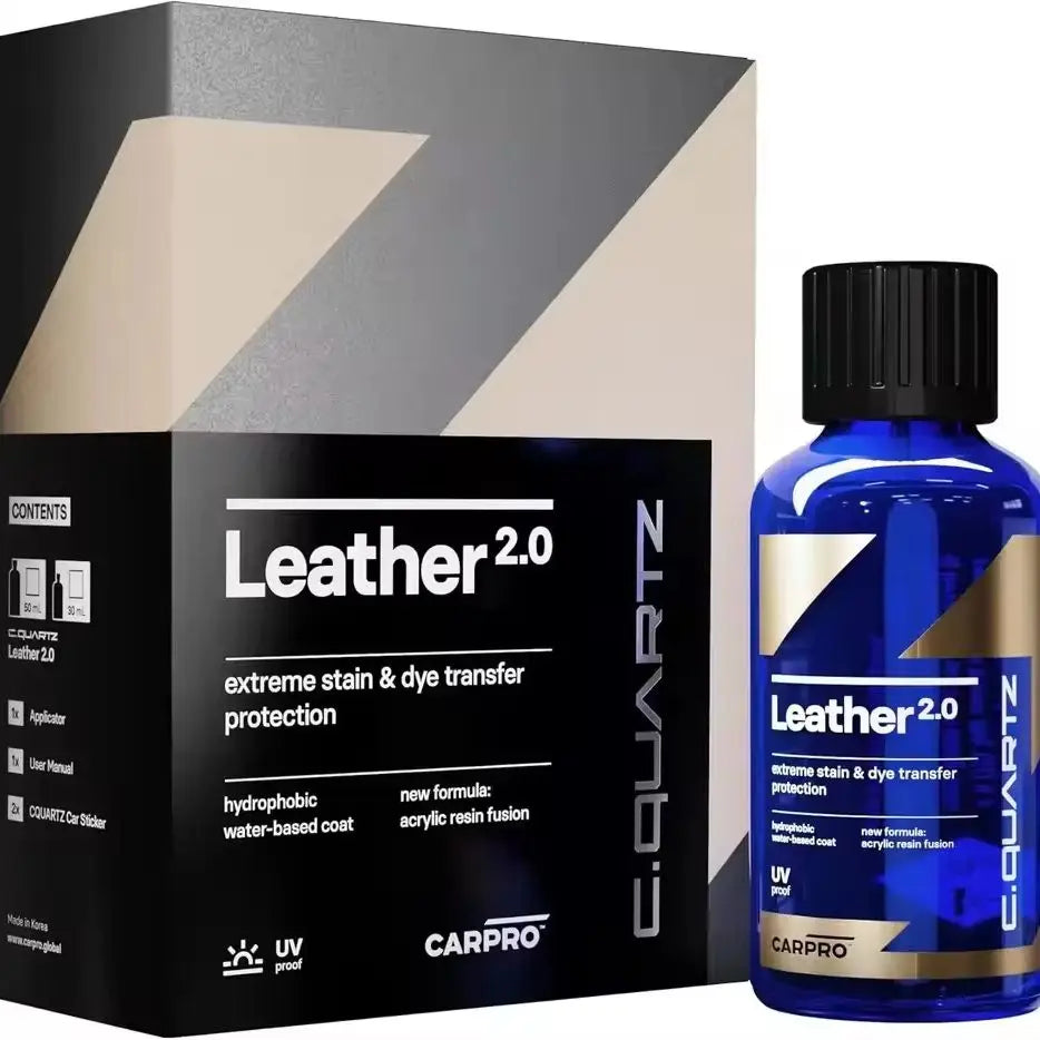 CARPRO CQUARTZ Leather 2.0 30ml – Ceramic Coating Kit Leather Ceramic Coating SPOT 30ML Kit
