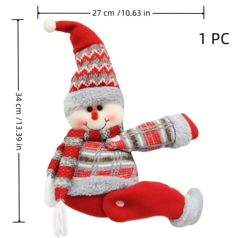 Christmas Curtain Tieback Clips – Santa Snowman Reindeer Curtain Tieback Clip SPOT