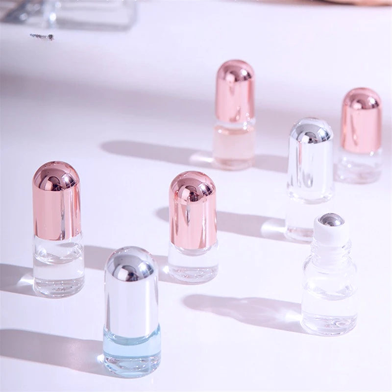 3-Pack Mini Roller Ball Perfume Bottles – Refillable Travel Set Roller Ball Bottles SPOT