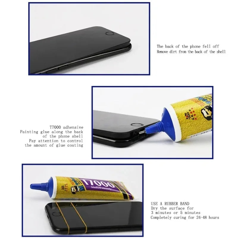 Mechanic T7000 Black Multi-Purpose Adhesive Glue 15ml Multi-Purpose Adhesive SPOT