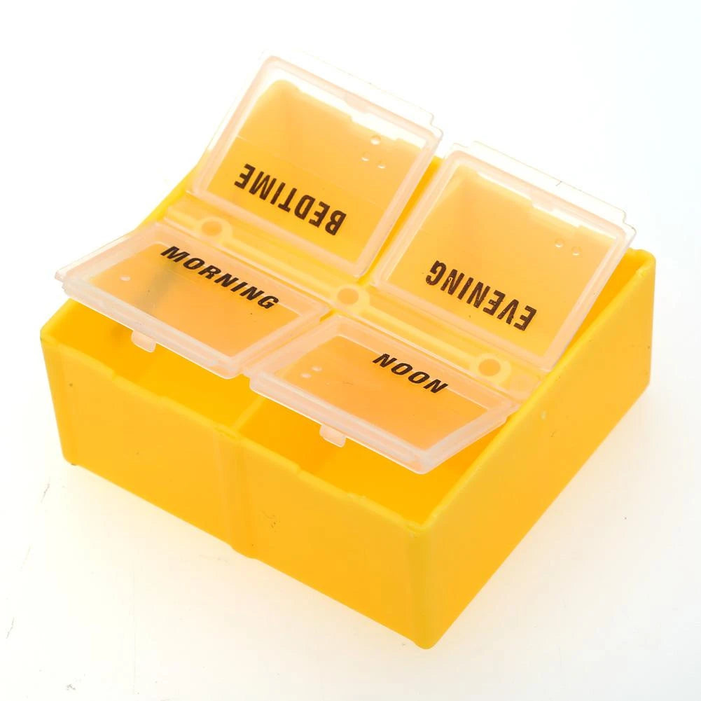 Rainbow 7-Day Pill Organizer – 28-Compartment Weekly Case Weekly Pill Organizer SPOT