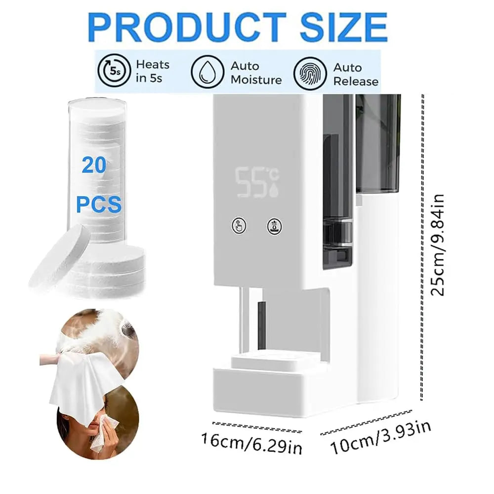 Intelligent Hot Face Towel Warmer with Sterilization | 220V Towel Warmer Machine SPOT