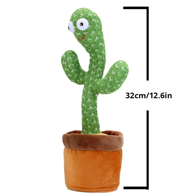 Dancing Cactus Plush Toy – Sings, Talks & Wiggles Interactive Plush Toy SPOT