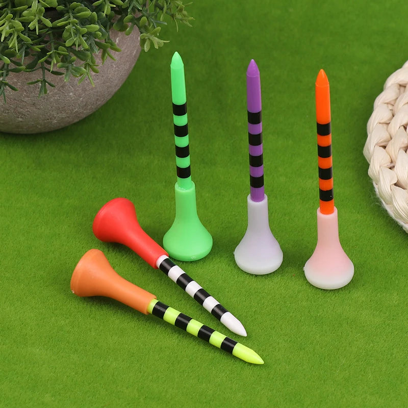 Golf Tees 10/20/30-Pack – 70mm & 83mm Plastic Mix Color Golf Tees SPOT