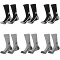 12-Pack Men's Sports Socks – Breathable & Moisture-Wicking Men's Sports Socks SPOT One Size 6Pairs 3black3gray