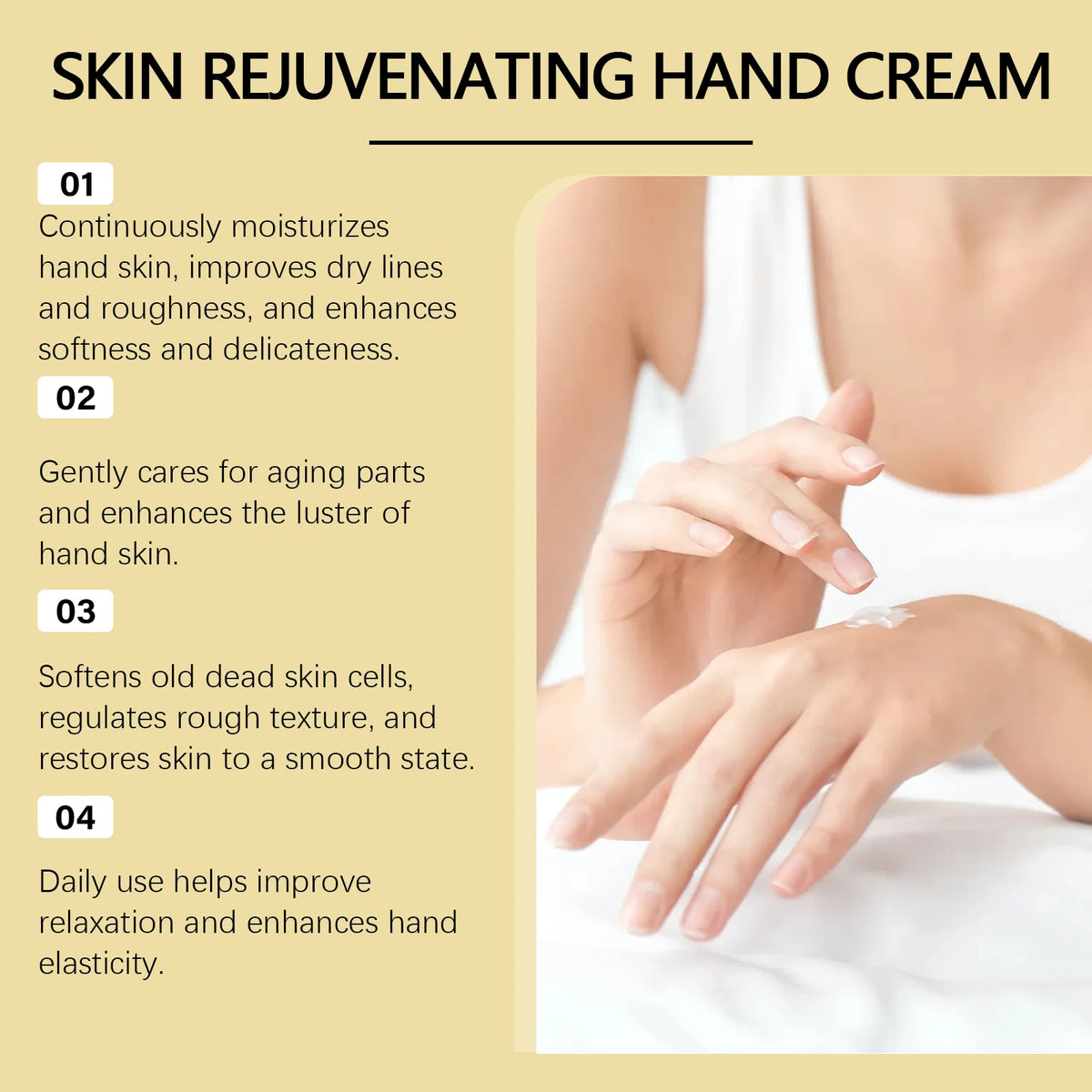 Ouhoe Moisturizing Hand Cream – Niacinamide, Retinol & Hyaluronic Hand Cream SPOT