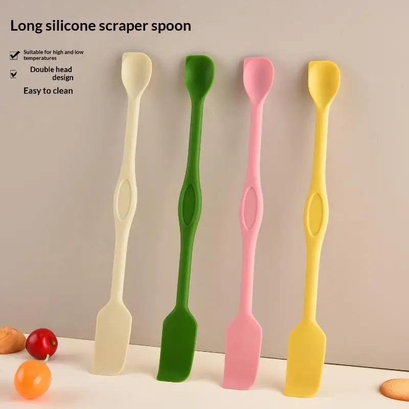 Double-Ended Silicone Spatula Spoon – BPA-Free Kitchen Tool Silicone Spatula Spoon SPOT