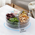 11" Rotatable Lazy Susan Organizer with 5 Divided Bins Lazy Susan Organizer SPOT Default Title