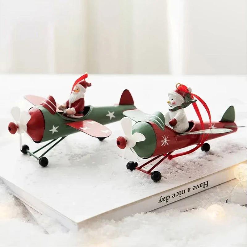 24-Pc Retro Iron Christmas Ornaments – Festive Hanging Pendants Christmas Ornament Set SPOT