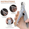 LED Light Pet Nail Clippers for Cats & Dogs – Safe Grooming Pet Nail Clippers SPOT Gray