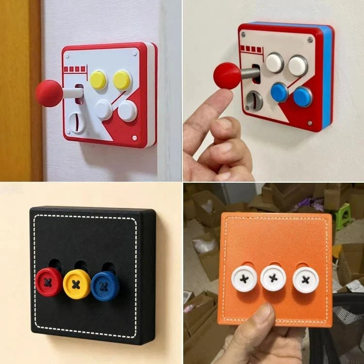 Retro Arcade Joystick Wall Light Switch Panel | Gamer Décor Novelty Wall Switch SPOT