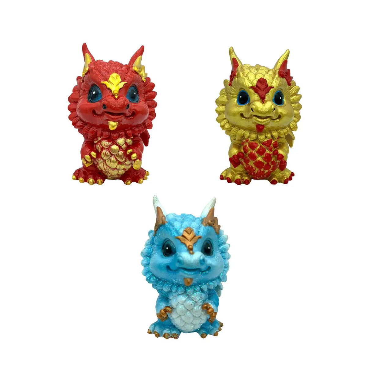 Cartoon Dragon Figurine Resin Statue – Desk & Car Décor Dragon Figurine SPOT