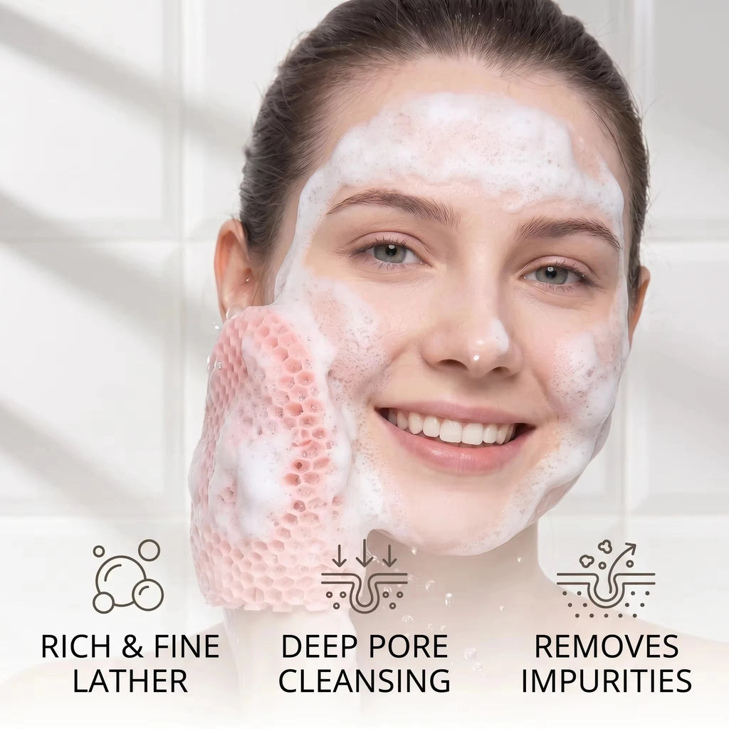 Honeycomb Exfoliating Glove – Deep Cleansing Shower Mitt Exfoliating Shower Mitt SPOT