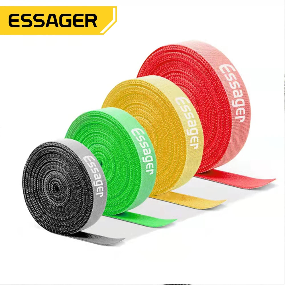 Essager Cable Organizer – Wire Winder & Cord Protector Cable Organizer SPOT Black 5 m
