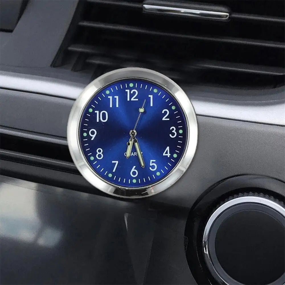Mini Metal Car Dashboard Clock – Luminous Analog Quartz Car Dashboard Clock SPOT