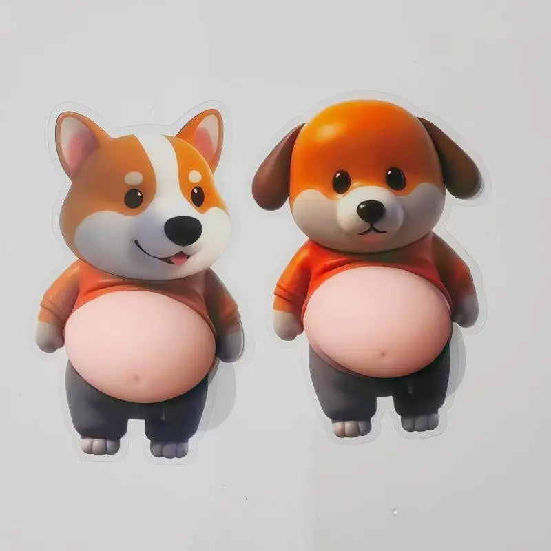 3D Shiba Inu Puppy Sticker – Phone Case & Party Decor Decorative Sticker SPOT