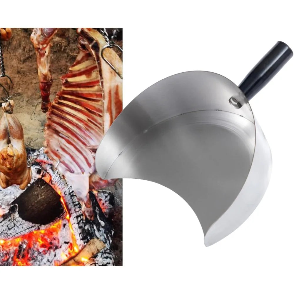 Stainless Steel BBQ Meat Shovel & Kebab Spatula – Commercial BBQ Spatula SPOT