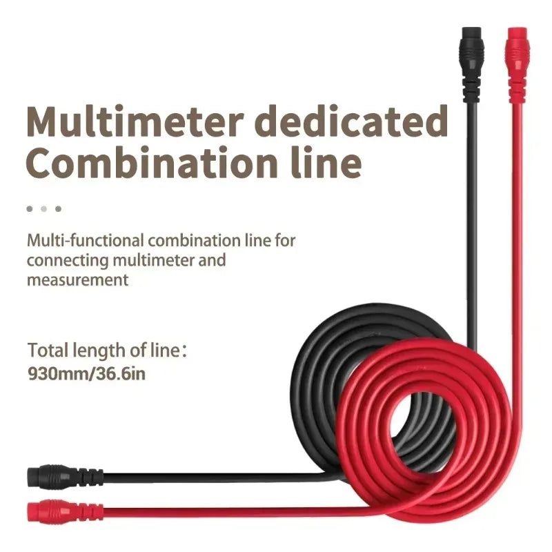 Multimeter Test Leads 10A Gold-Plated Tips & Crocodile Clips Multimeter Test Leads SPOT