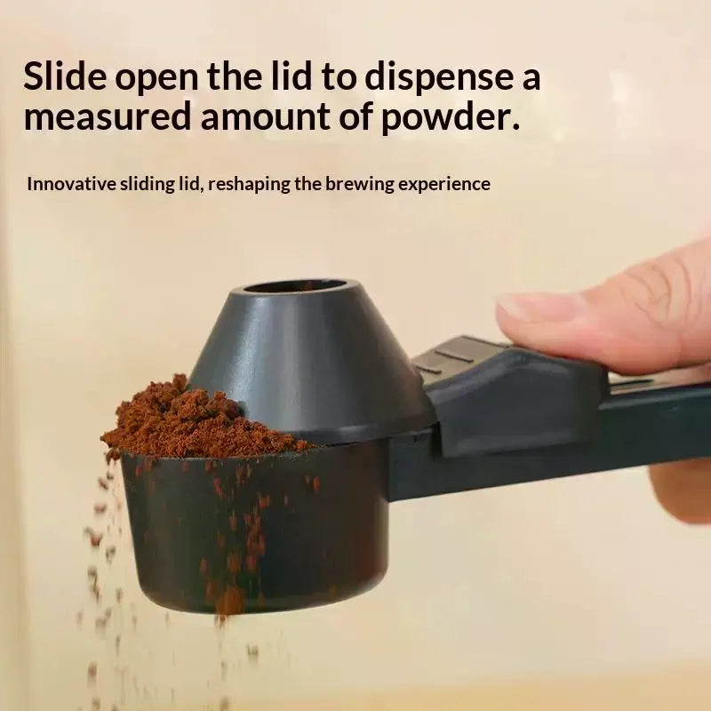 Sliding Scoop Funnel – Protein Powder, Coffee & Kitchen Scoop Funnel Tool SPOT