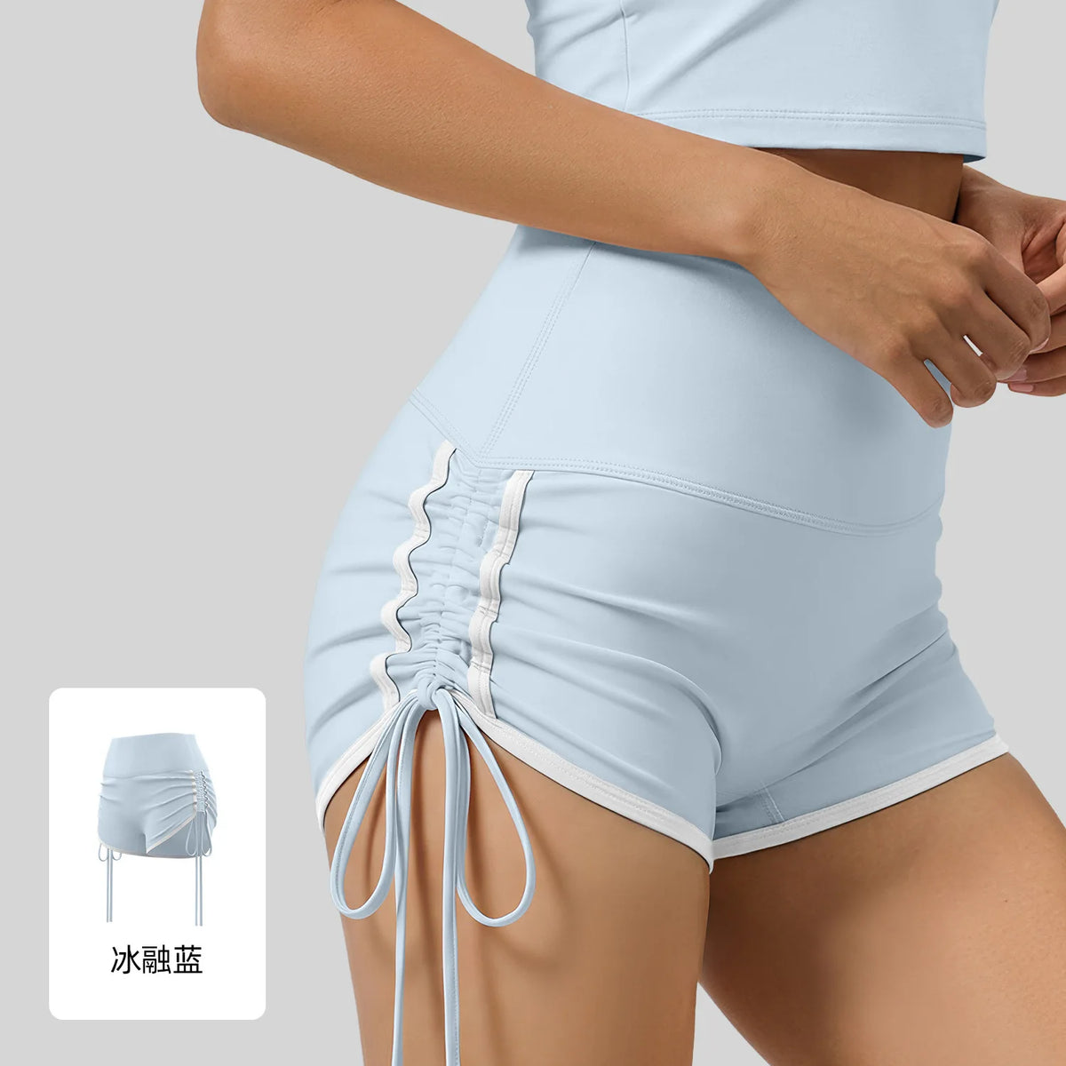 Women's Yoga Shorts – Sport Cycling Running Gym Leggings Women's Yoga Shorts SPOT Blue M