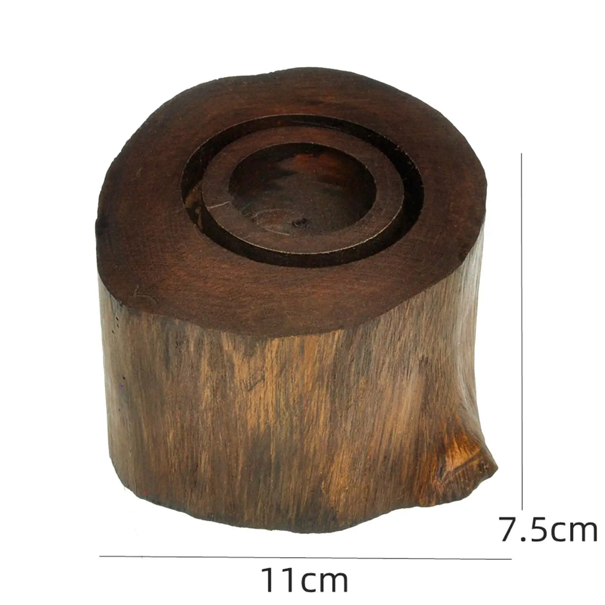 Wooden Tea Light Candle Holder – Vintage Candlestick Stand Candle Holder SPOT