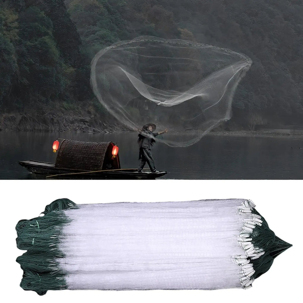 Nylon Single-Layer Floating Fishing Net | Hand Cast Trap Fishing Cast Net SPOT