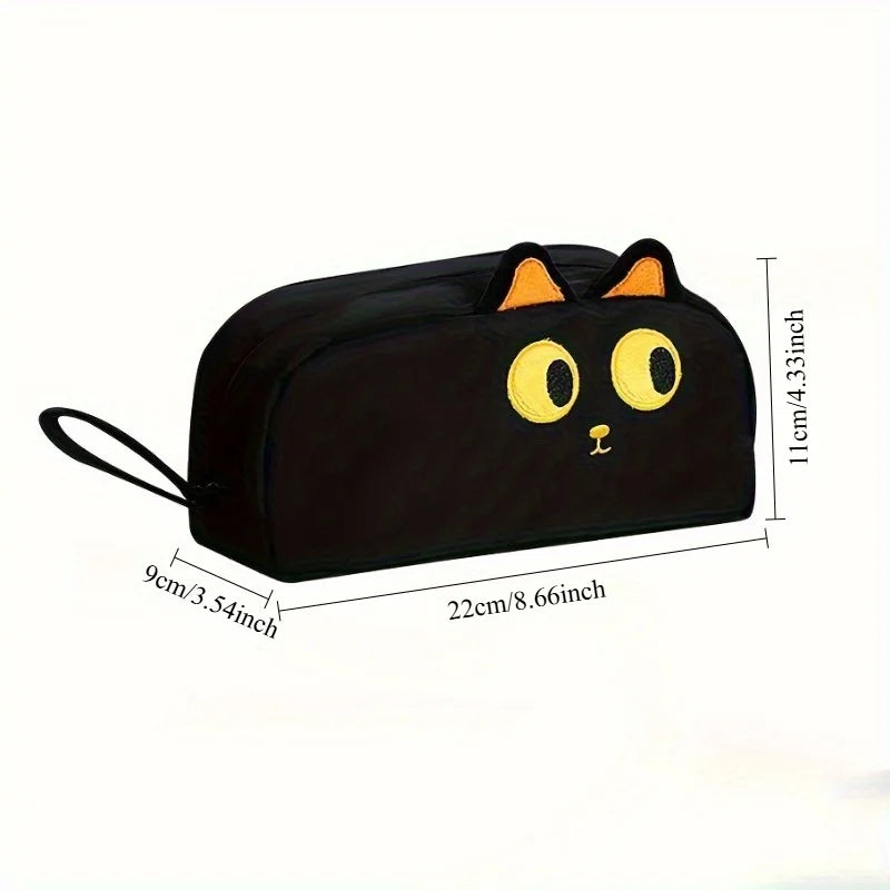 3D Black Cat Pencil Case – Large Capacity Pouch for Cat Lovers Pencil Case SPOT